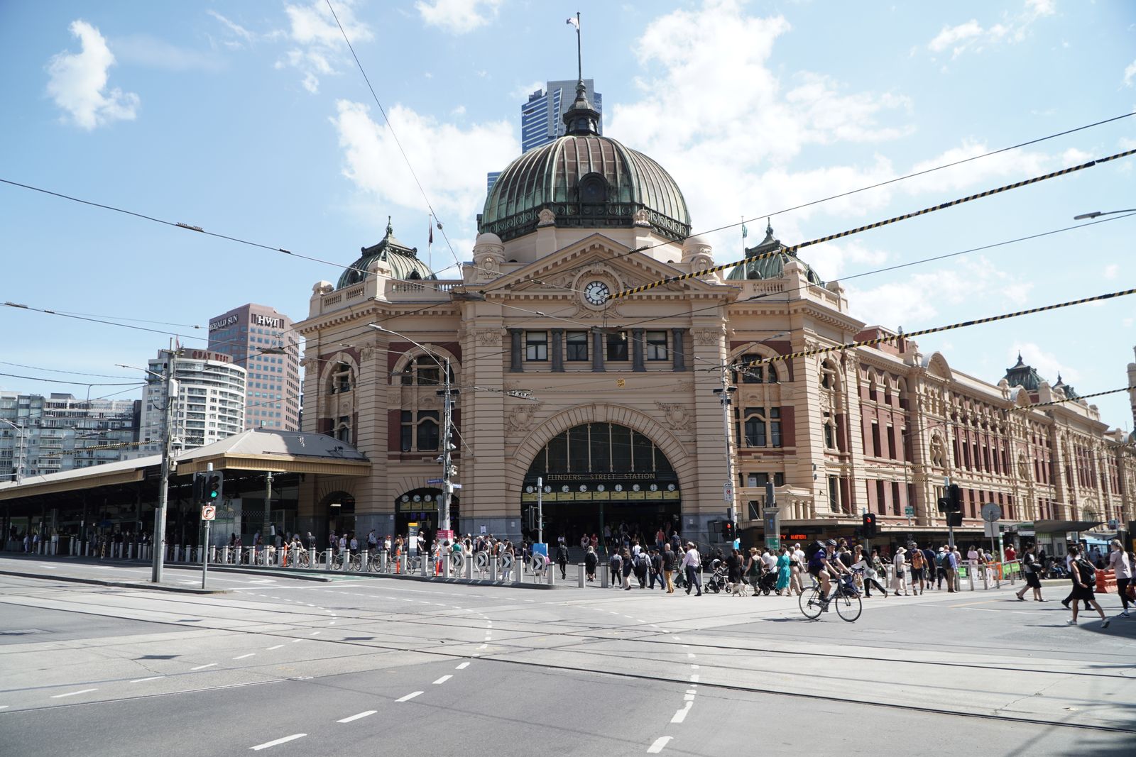 Flinders Street Station in Melbourne, Australia